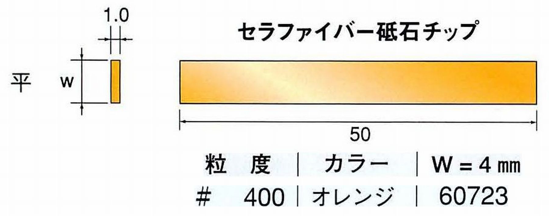ナカニシ/NAKANISHI 超音波研磨装置 シーナスneo/シーナス専用工具 セラファイバー砥石チップ 平 60723