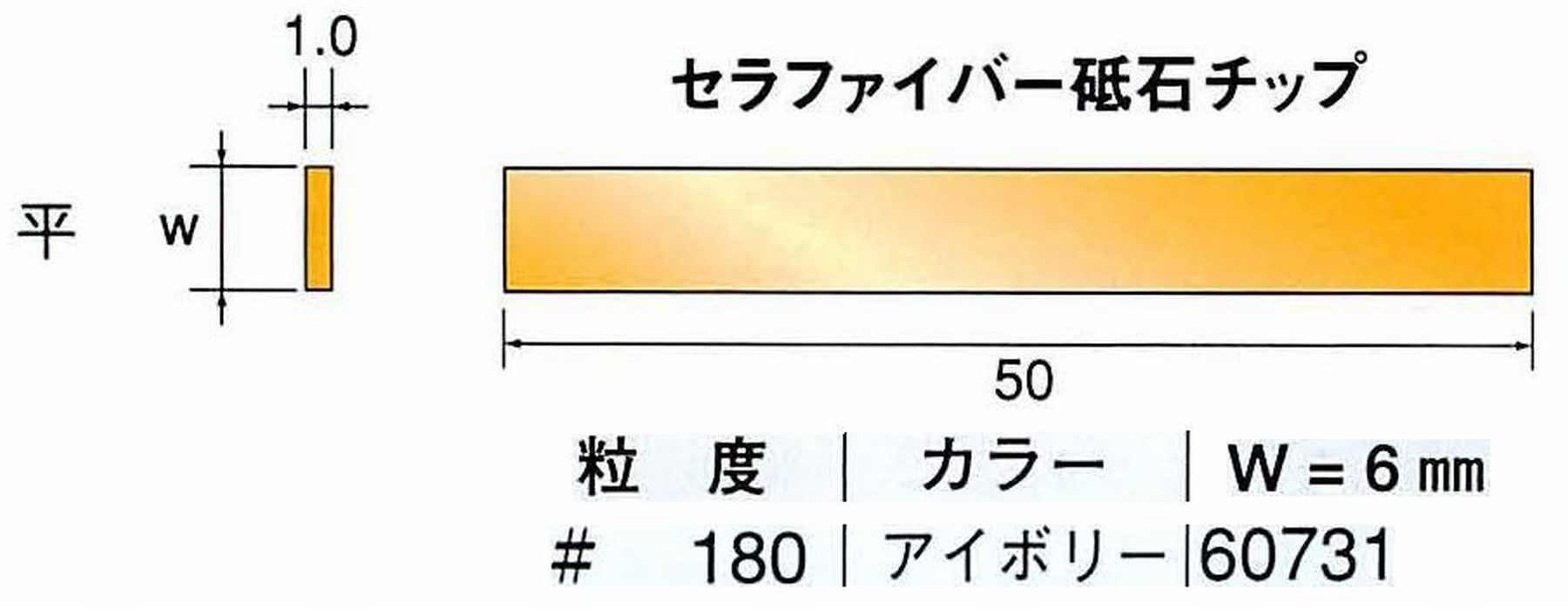 ナカニシ/NAKANISHI 超音波研磨装置 シーナスneo/シーナス専用工具 セラファイバー砥石チップ 平 60731