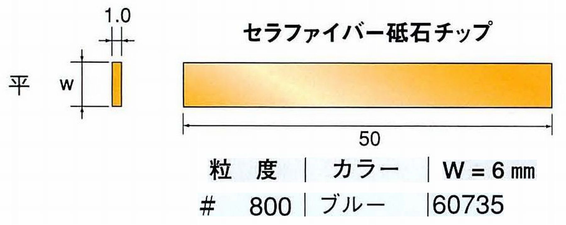 ナカニシ/NAKANISHI 超音波研磨装置 シーナスneo/シーナス専用工具 セラファイバー砥石チップ 平 60735