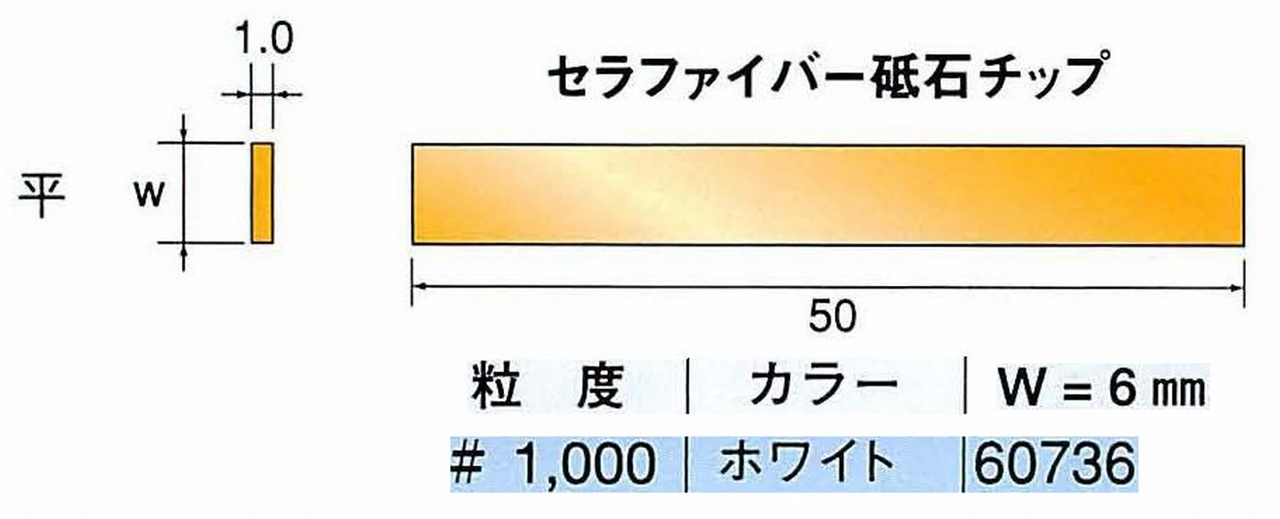 ナカニシ/NAKANISHI 超音波研磨装置 シーナスneo/シーナス専用工具 セラファイバー砥石チップ 平 60736